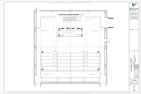 Groundplan for set of The Dutchman and The Owl Answers.
